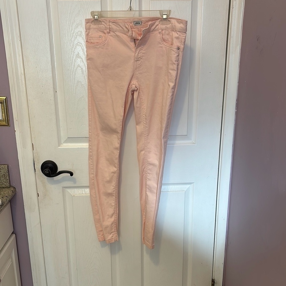 PIMKIA Skinny Jeans Light Peach Pink Size Small